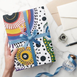 Papel de Regalo Psicodélico Efecto Caleidoscopio  ラッピングペーパー