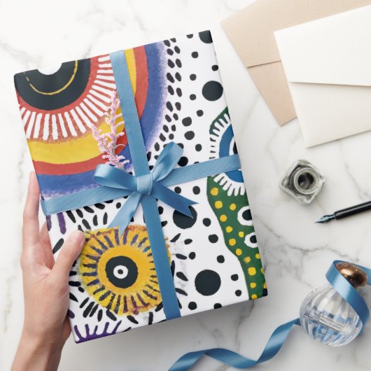 Papel de Regalo Psicodélico Efecto Caleidoscopio ラッピングペーパー (ギフト)