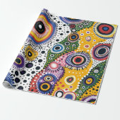 Papel de Regalo Psicodélico Efecto Caleidoscopio ラッピングペーパー (アンロールド)