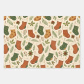 Papel de Regalo Ropa de Navidad ラッピングペーパーシート (正面3)