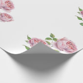 papel de regalo rosas a la acuarela ラッピングペーパー (角)