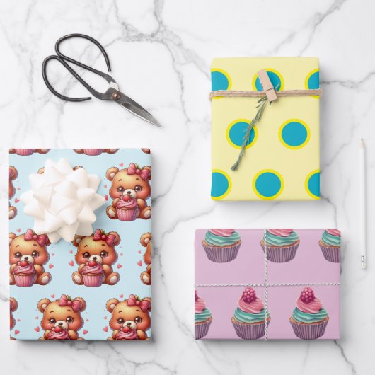 Papel de Regalo Variados ラッピングペーパーシート (正面)