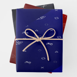 Papel de regalo XBOX, PLAYSTATION y NINTENDO ラッピングペーパーシート