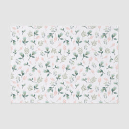 Papel de seda flores y hojas tropicales 薄葉紙