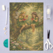 Papel de seda Hadas para decopauge, regalos 薄葉紙 (クラフト)