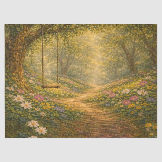 Papel de seda Hadas para decopauge, regalos 薄葉紙 (正面)