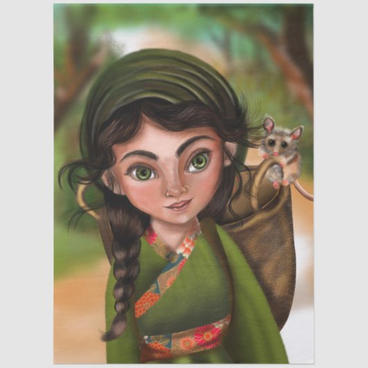 Papel de seda ilustrado profesional 薄葉紙 (正面)