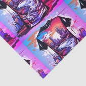 Papel de seda Nueva York Graffitis 薄葉紙 (詳細)