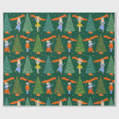 Papel navideño nutcracker ラッピングペーパー (フラット)