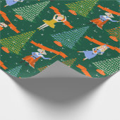 Papel navideño nutcracker ラッピングペーパー (角)