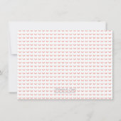 Papel Picado日付の結婚発表を保存 招待状 (裏面)