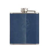 Papel Picado Boda Mexican Rustic Blue Wedding フラスク (裏面)