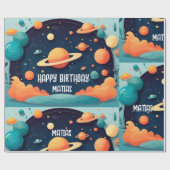 Papel regalo cumpleaños personalizado ラッピングペーパー (フラット)