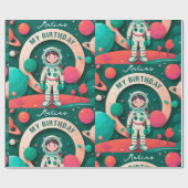 Papel regalo cumpleaños personalizado ラッピングペーパー (フラット)