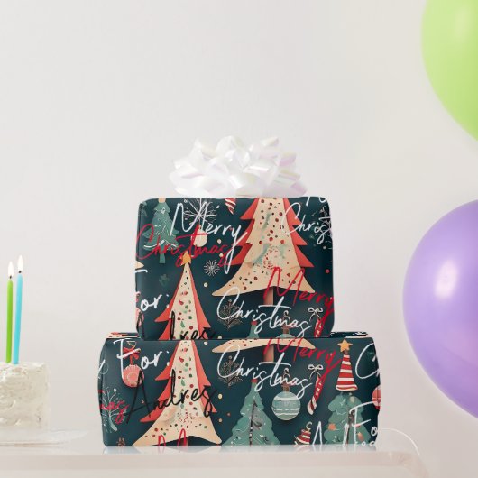 Papel regalo navideño personalizado ラッピングペーパー (パーティーギフト)
