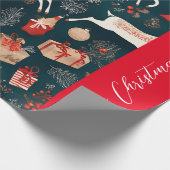 Papel regalo navideño personalizado ラッピングペーパー (角)