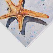 Papel seda con acuarela de estrella de mar 薄葉紙 (詳細)