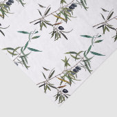 Papel seda con acuarela de rama de olivo 薄葉紙 (詳細)