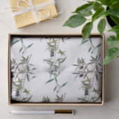 Papel seda con acuarela de rama de olivo 薄葉紙 (ギフト)