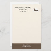 Papel timbrado Divã Psicanalista 便箋 (正面/裏面)