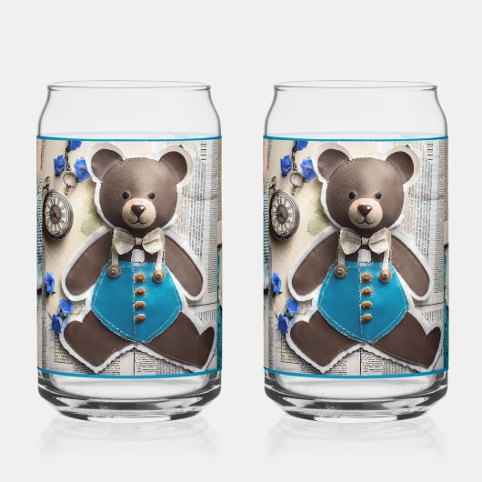 Paper Bear Soda Glass ガラス缶 (正面)