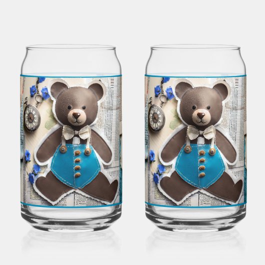 Paper Bear Soda Glass ガラス缶 (裏面)