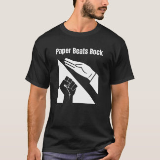 Paper Beats Rock T-Shirt Tシャツ