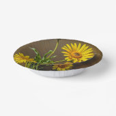 Paper Bowl (Yellow Daisies) ペーパーボウル (傾斜あり)