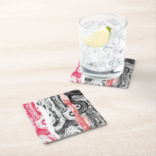 Paper Coaster – Abstract Land スクエアペーパーコースター (インサイチュ)