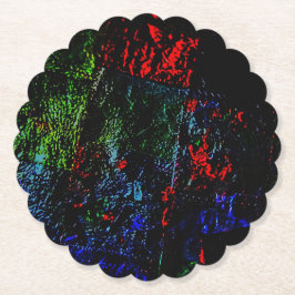 Paper Coaster dark abstract texture eco-friendly  ペーパーコースター