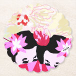 Paper Coaster : Love Song ペーパーコースター<br><div class="desc">Japanese Gisha 
                            Love Song</div>
