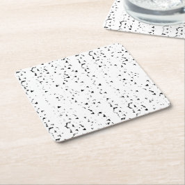 Paper Coasters | モダンなまだら模様のミニマリストデザイン スクエアペーパーコースター