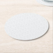 Paper Coasters | 円周率パターン 丸型 デザイン ラウンドペーパーコースター (アングル)