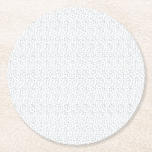 Paper Coasters | 円周率パターン 丸型 デザイン ラウンドペーパーコースター (正面)