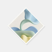 Paper cocktail napkin in stylish graphic スタンダードカクテルナプキン (角)