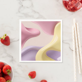 Paper cocktail napkin in stylish graphic スタンダードカクテルナプキン