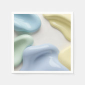 Paper cocktail napkin in stylish graphic スタンダードカクテルナプキン (正面)