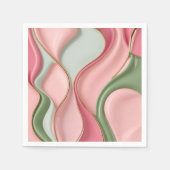 Paper cocktail napkin in stylish graphic スタンダードカクテルナプキン (正面)