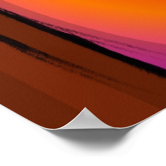 Paper Cranes in Flight Poster ポスター (角)