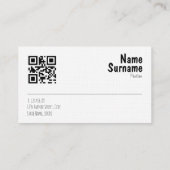 Paper Creative Studios ワインレッドQR名刺 名刺 (裏面)