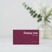 Paper Creative Studios burgundy QR Business Card 名刺 (スタンド正面)