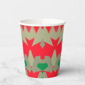 Paper cup, A vibrant colorful classic design  Pape 紙コップ (左)