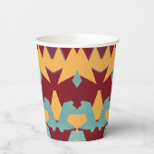 Paper cup, A vibrant colorful classic design  Pape 紙コップ (左)
