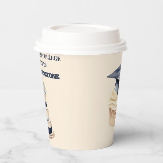 Paper cup-Editable Graduation Tableware Set 紙コップ (左)