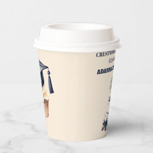 Paper cup-Editable Graduation Tableware Set 紙コップ (右)