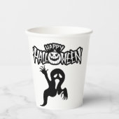 Paper cup Happy Halloween 紙コップ (正面)