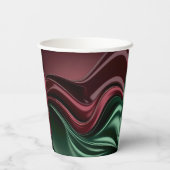 Paper cup in stylish abstract graphic 紙コップ (裏面)