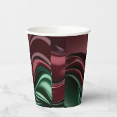 Paper cup in stylish abstract graphic 紙コップ (左)