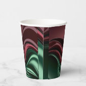 Paper cup in stylish abstract graphic 紙コップ (右)