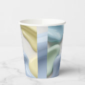 Paper cup in stylish abstract graphic 紙コップ (左)
